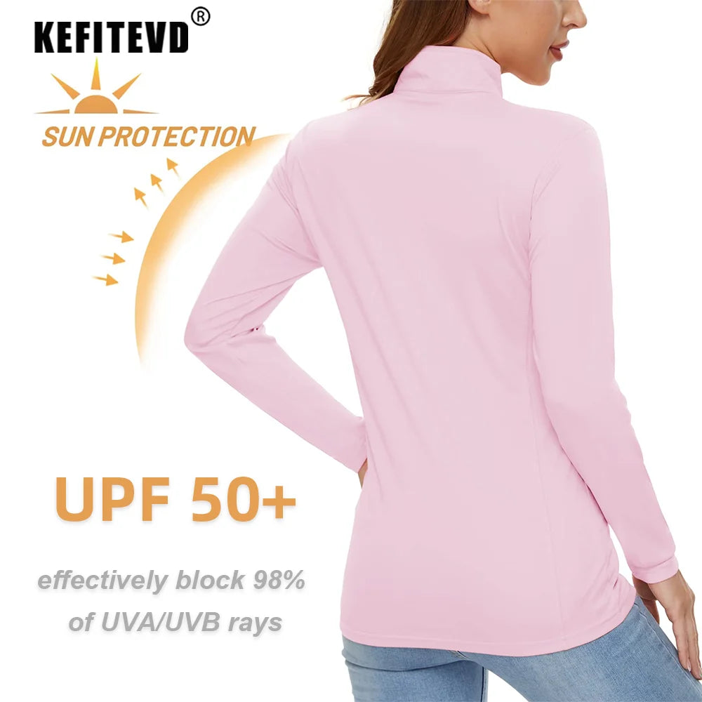 Quick Drying Women's Long Sleeve Outdoor Shirts