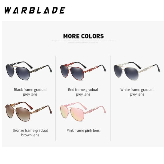 Polarized Women's Pilot Sunglasses